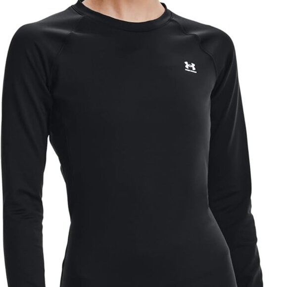 NWT Under Armour Women's Authentics Long Sleeve Crew Neck T-Shirt, medium - Picture 2 of 5